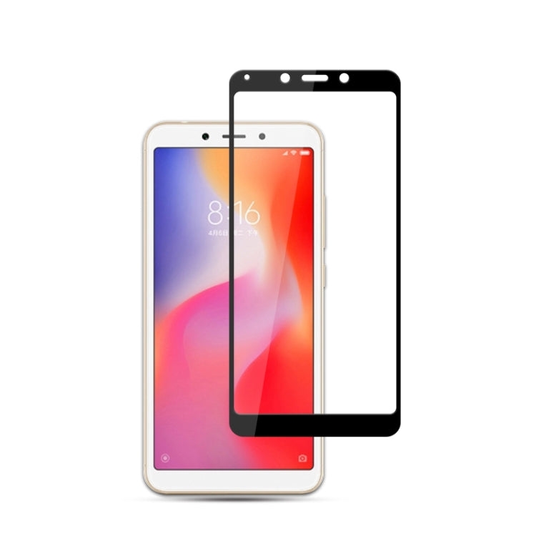 mocolo 0.33mm 9H 2.5D Silk Print Tempered Glass Film for Xiaomi Redmi 6