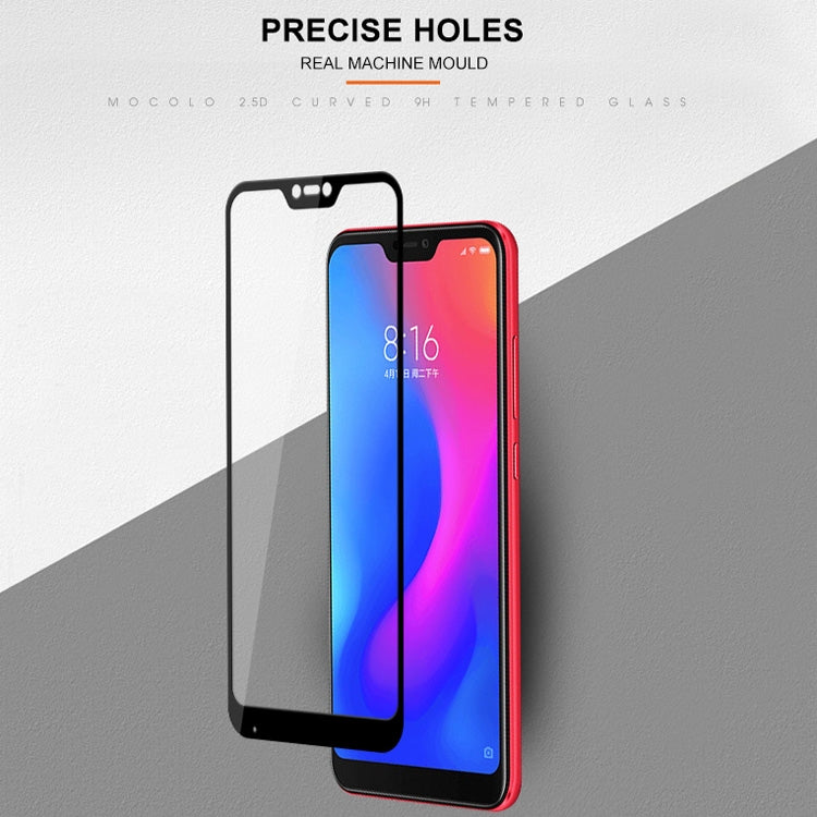 mocolo 0.33mm 9H 2.5D Silk Print Tempered Glass Film for Xiaomi Redmi 6 Pro