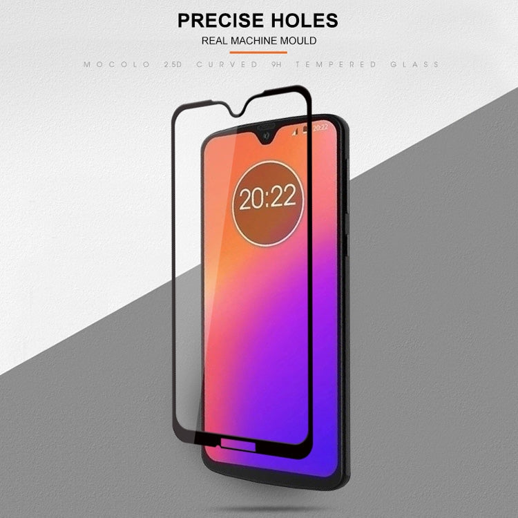 mocolo 0.33mm 9H 2.5D Silk Print Tempered Glass Film for Motorola Moto G7