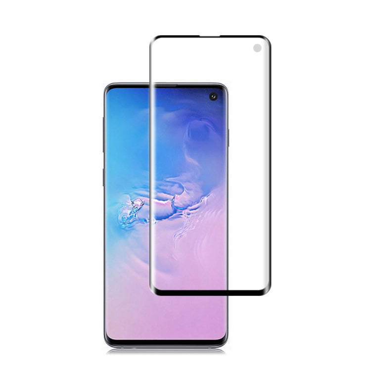 mocolo 0.15mm Full Screen PET Screen Film for Galaxy S10, Support Fingerprint Unlock(Black)