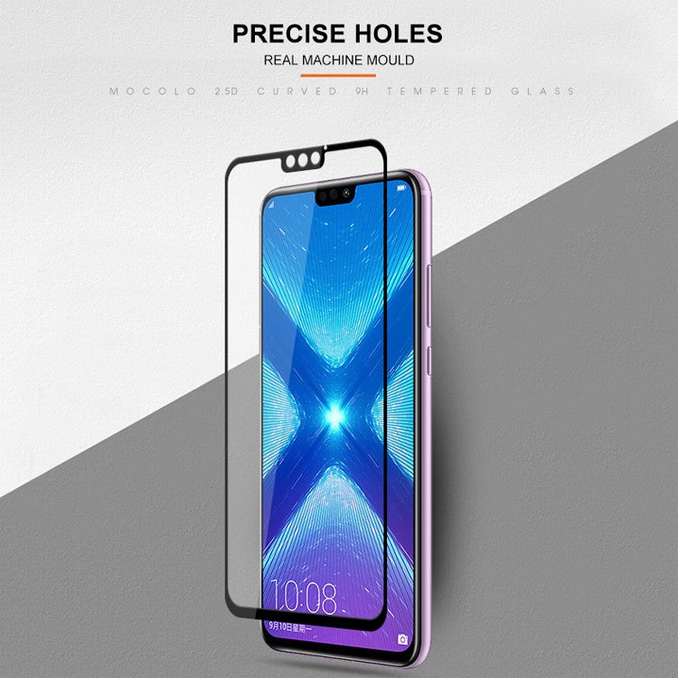 mocolo 0.33mm 9H 2.5D Silk Print Tempered Glass Film for Huawei Honor 8X