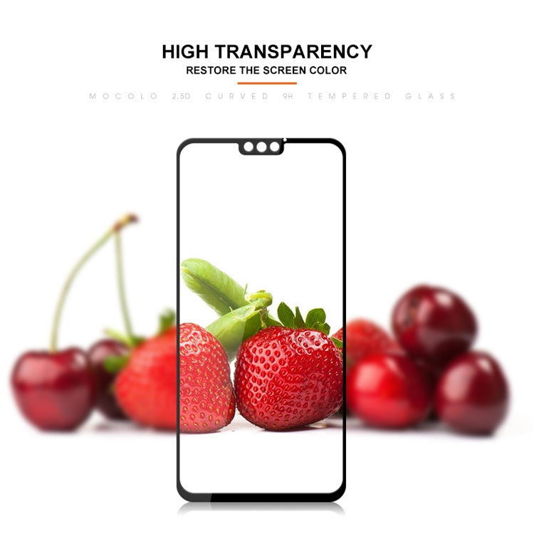 mocolo 0.33mm 9H 2.5D Silk Print Tempered Glass Film for Huawei Honor 8X