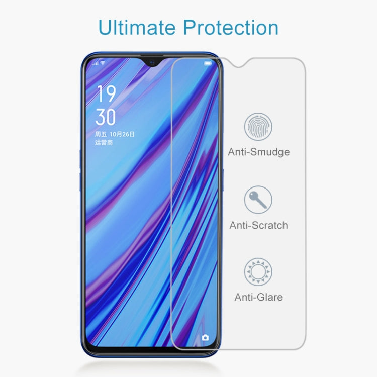 50 PCS For OPPO A5 / A9 (2020) / A56 5G 9H 2.5D Screen Tempered Glass Film