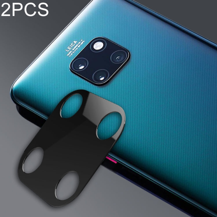 2 PCS 10D Full Coverage Mobile Phone Metal Rear Camera Lens Protection Ring Cover for Huawei Mate 20