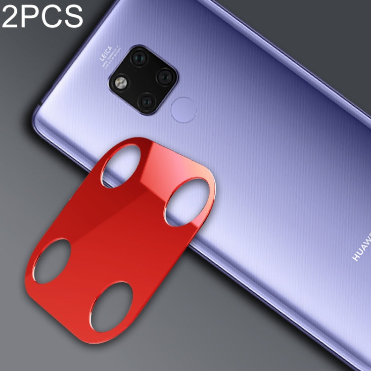 2 PCS 10D Full Coverage Mobile Phone Metal Rear Camera Lens Protection Ring Cover for Huawei Mate 20 X