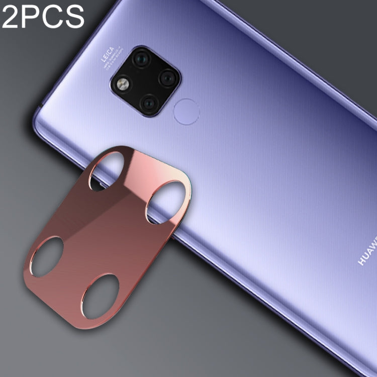 2 PCS 10D Full Coverage Mobile Phone Metal Rear Camera Lens Protection Ring Cover for Huawei Mate 20 X
