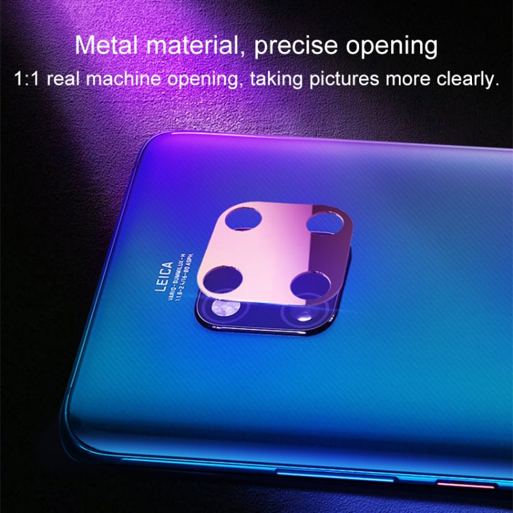 3 PCS 10D Full Coverage Mobile Phone Metal Rear Camera Lens Protection Ring Cover for Huawei Mate 20 Pro