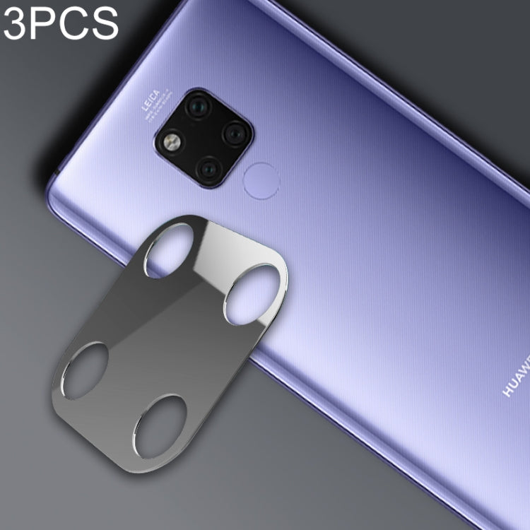 3 PCS 10D Full Coverage Mobile Phone Metal Rear Camera Lens Protection Ring Cover for Huawei Mate 20 X