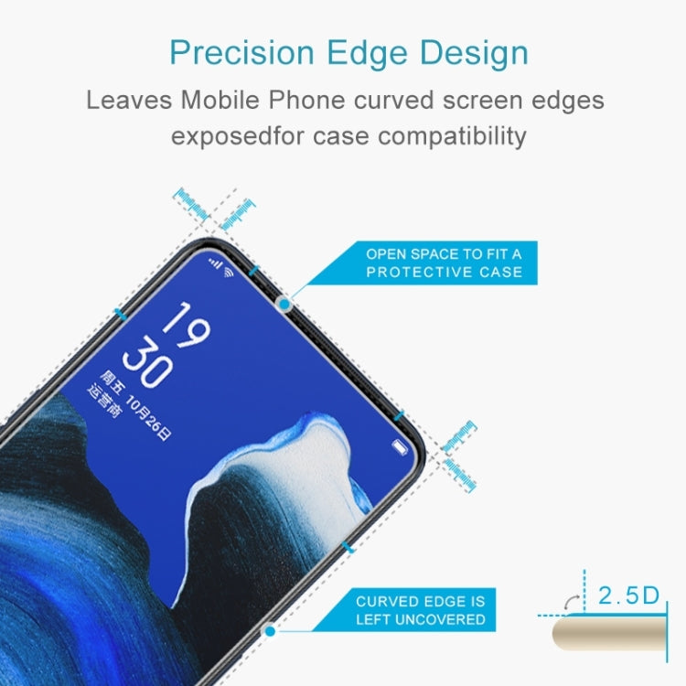 50 PCS For OPPO Reno2 Z 9H 2.5D Screen Tempered Glass Film
