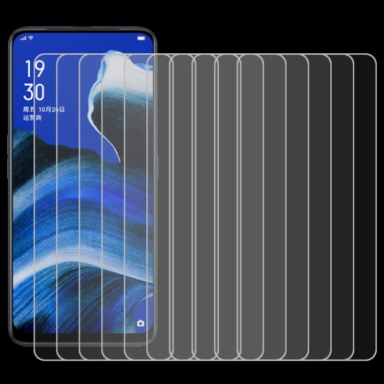 50 PCS For OPPO Reno2 Z 9H 2.5D Screen Tempered Glass Film