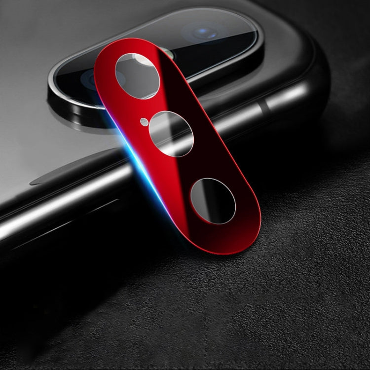 10D Full Coverage Mobile Phone Metal Rear Camera Lens Protection Cover for iPhone XS Max / XS / X