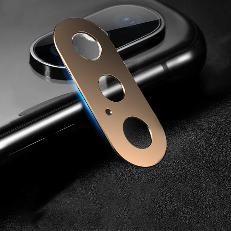 2 PCS 10D Full Coverage Mobile Phone Metal Rear Camera Lens Protection Cover for iPhone XS Max / XS / X