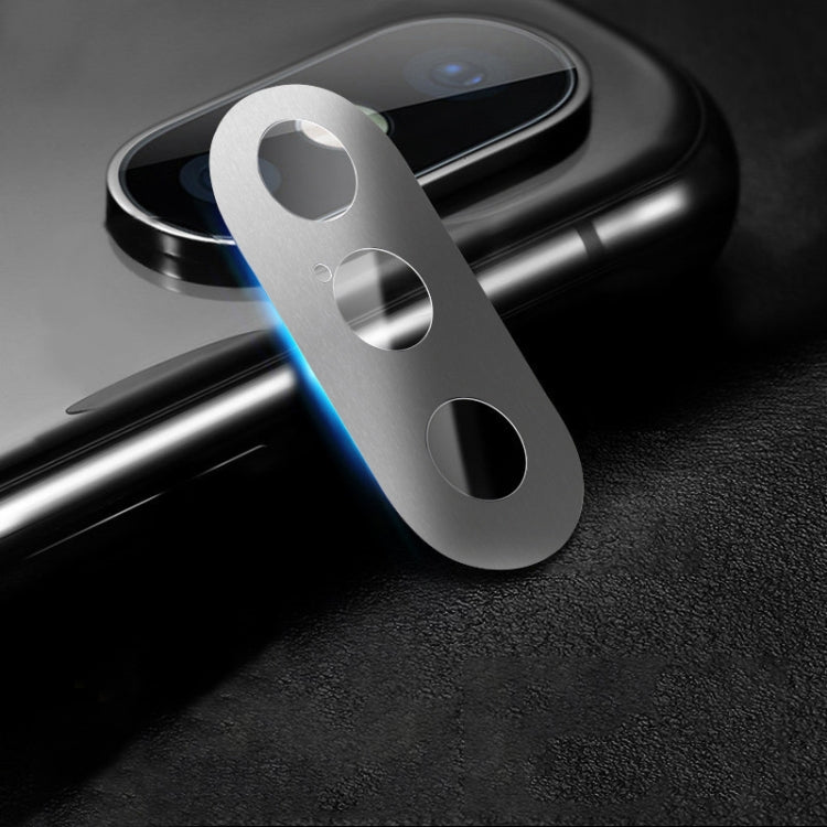 2 PCS 10D Full Coverage Mobile Phone Metal Rear Camera Lens Protection Cover for iPhone XS Max / XS / X