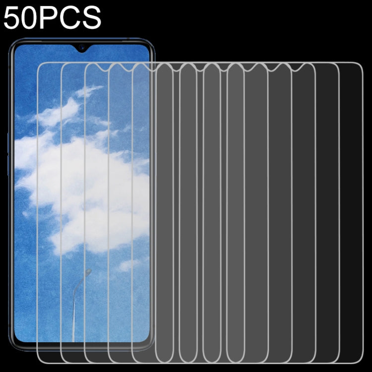 50 PCS For OPPO Reno Ace 9H 2.5D Screen Tempered Glass Film