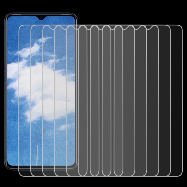 50 PCS For OPPO Reno Ace 9H 2.5D Screen Tempered Glass Film