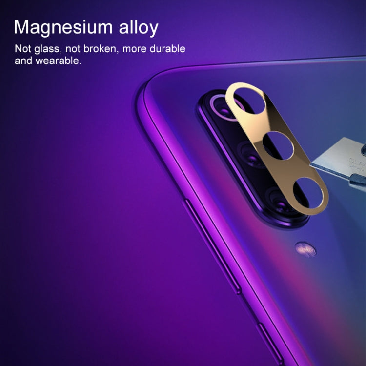 2 PCS 10D Full Coverage Mobile Phone Metal Rear Camera Lens Protection Ring Cover for Xiaomi Mi 9
