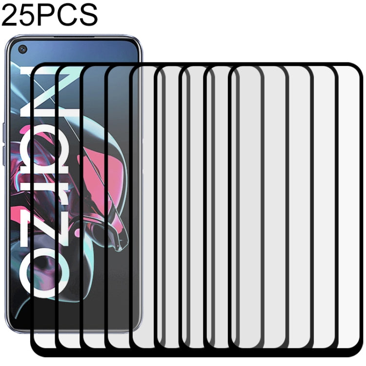 For OPPO Realme Narzo 25 PCS Full Glue Full Screen Tempered Glass Film