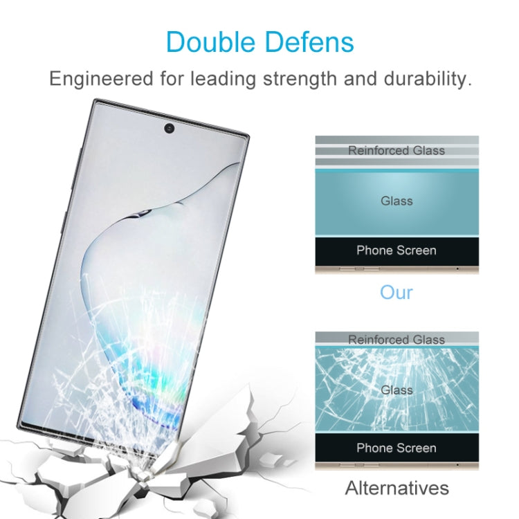 50 PCS For Galaxy Note 10 9H 2.5D Screen Tempered Glass Film
