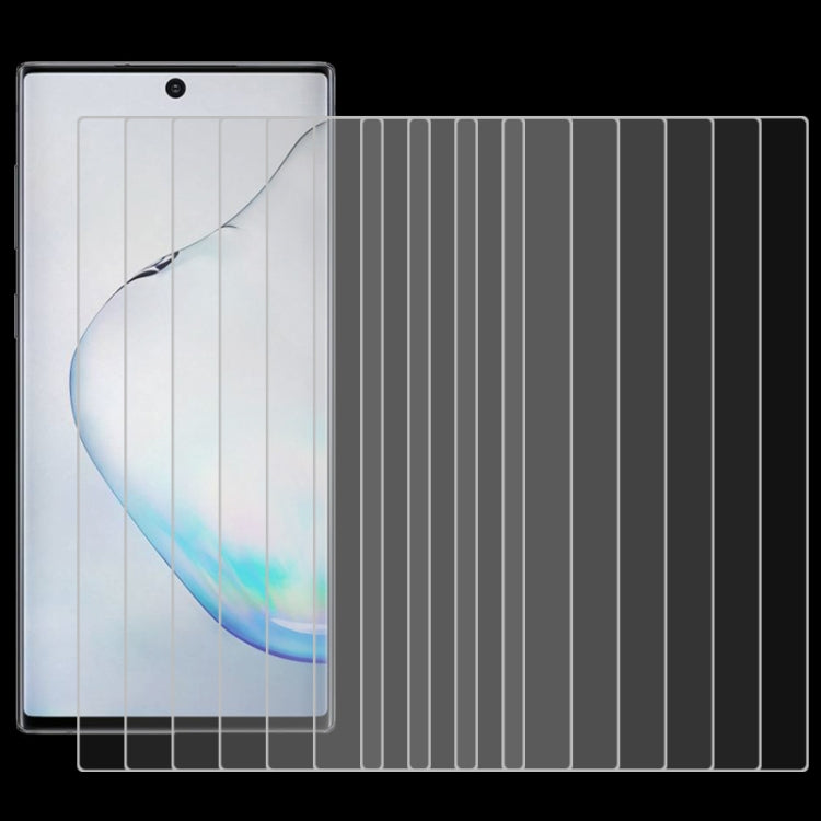 50 PCS For Galaxy Note 10 9H 2.5D Screen Tempered Glass Film