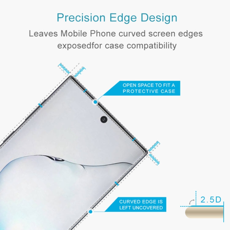 10 PCS For Galaxy Note 10+ 9H 2.5D Screen Tempered Glass Film