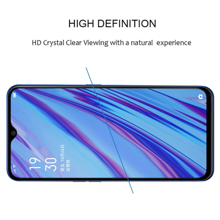 25 PCS For OPPO A5 / A9 (2020) / A56 5G Full Glue Full Cover Screen Protector Tempered Glass Film