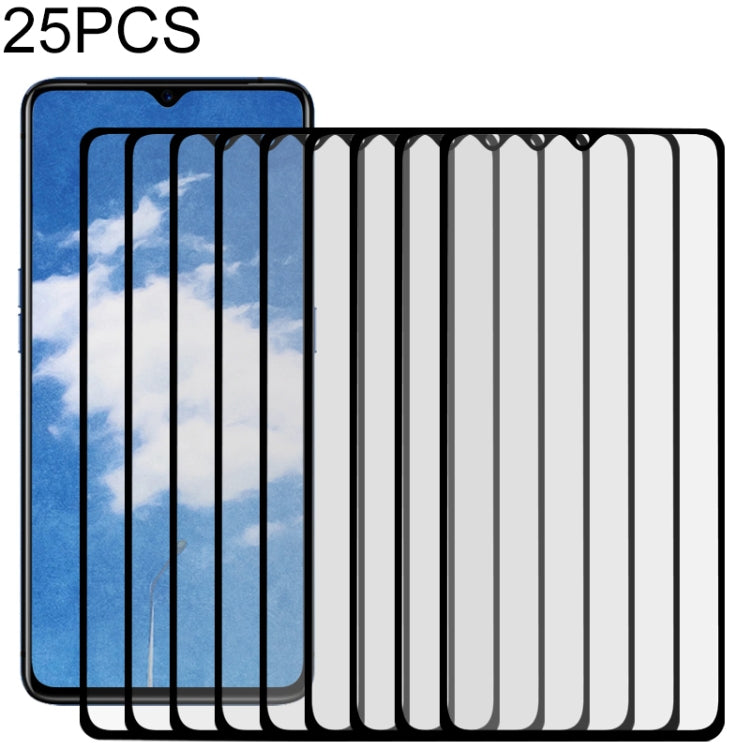 25 PCS For OPPO Reno Ace Full Glue Full Cover Screen Protector Tempered Glass Film