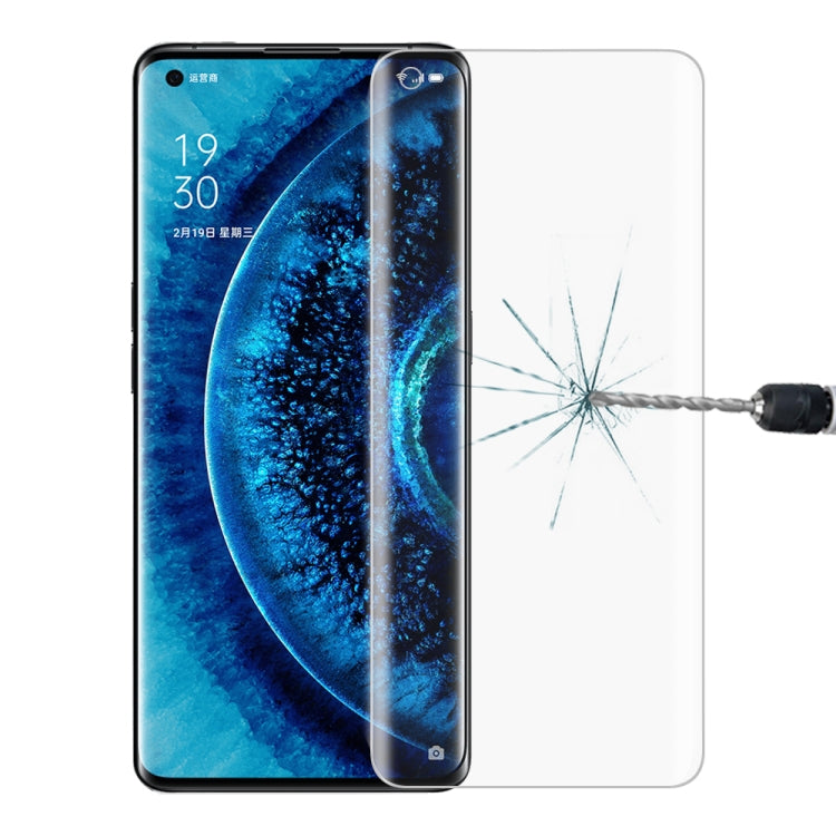 For OPPO Find X2 Pro 9H HD 3D Curved Edge Tempered Glass Film