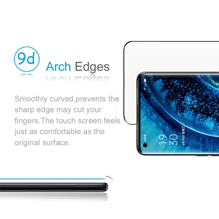 For OPPO Find X2 Pro 9H HD 3D Curved Edge Tempered Glass Film