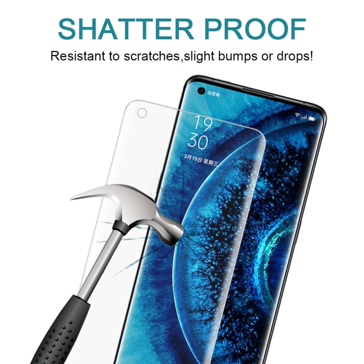 For OPPO Find X2 Pro 9H HD 3D Curved Edge Tempered Glass Film