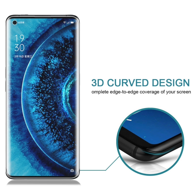 For OPPO Find X2 Pro 9H HD 3D Curved Edge Tempered Glass Film