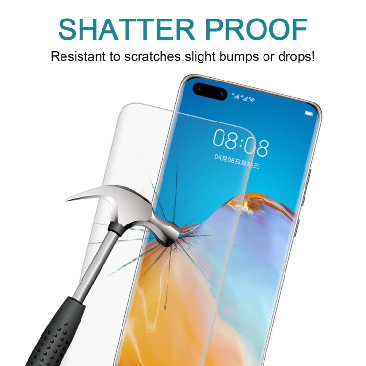 For Huawei P40 Pro 9H HD 3D Curved Edge Tempered Glass Film
