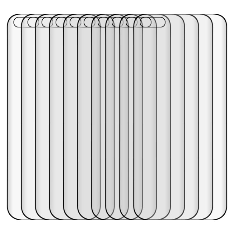 25 PCS For Huawei P40 Pro 9H HD 3D Curved Edge Tempered Glass Film