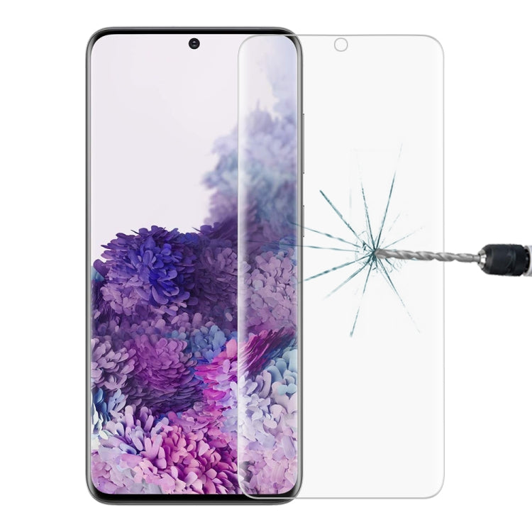 For Galaxy S20+ 9H HD 3D Curved Edge Tempered Glass Film (Transparent)