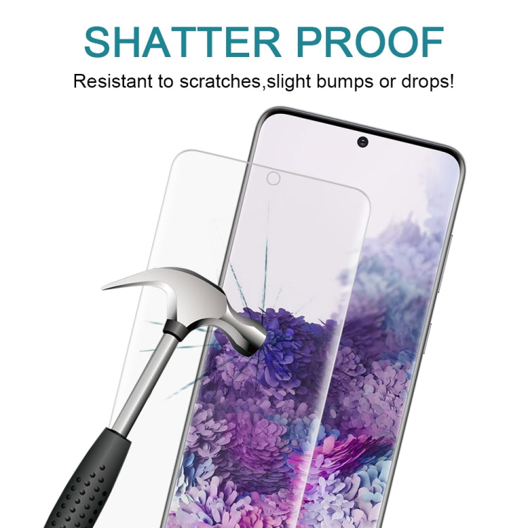 For Galaxy S20+ 9H HD 3D Curved Edge Tempered Glass Film (Transparent)