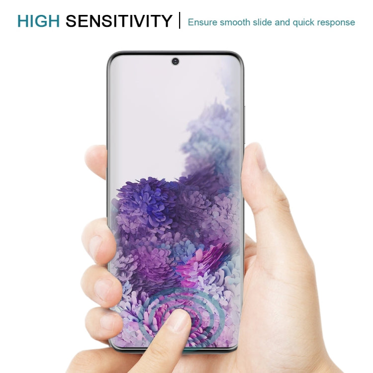 For Galaxy S20+ 9H HD 3D Curved Edge Tempered Glass Film (Transparent)