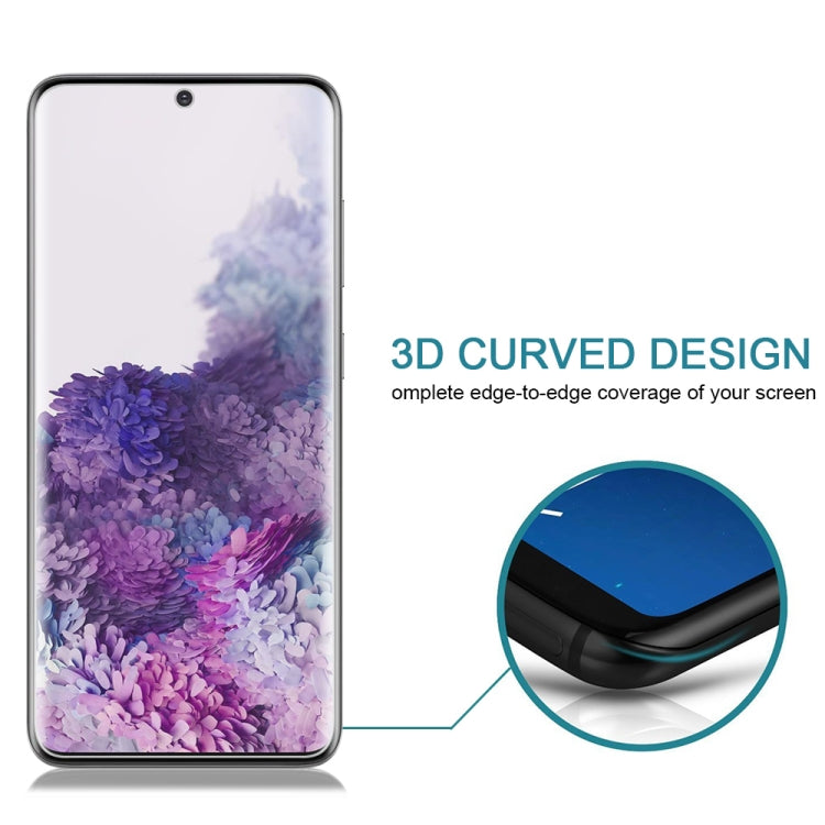 25 PCS For Galaxy S20+ 9H HD 3D Curved Edge Tempered Glass Film (Transparent)