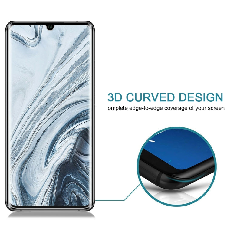 For Xiaomi Mi Note 10 9H HD 3D Curved Edge Tempered Glass Film