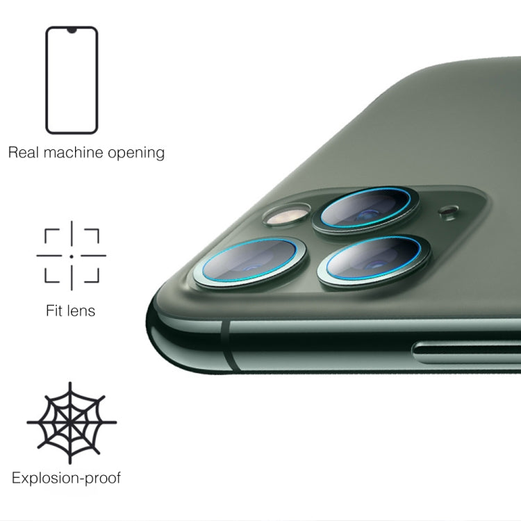 3 PCS 2.5D Back Camera Lens Tempered Glass Film for iPhone 11 Pro Max