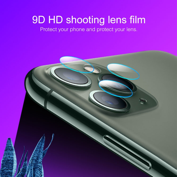 For iPhone 11 2pcs 2.5D Back Camera Lens Tempered Glass Film