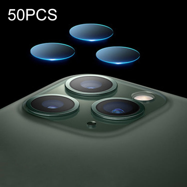For iPhone 11 Pro 50pcs Back Camera Lens Tempered Glass