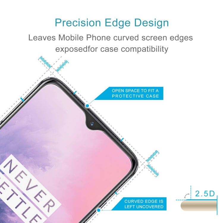 0.26mm 9H 2.5D Tempered Glass Film for OnePlus 7