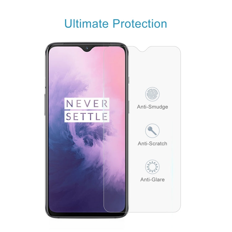 100 PCS 0.26mm 9H 2.5D Tempered Glass Film for OnePlus 7