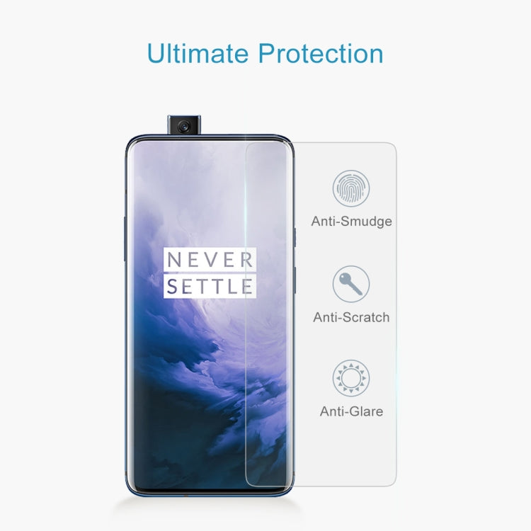 100 PCS 0.26mm 9H 2.5D Tempered Glass Film for OnePlus 7 Pro