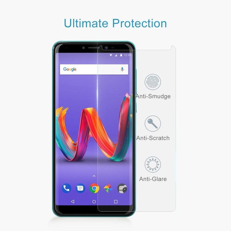 10 PCS For Wiko View 2 Plus 0.26mm 9H Surface Hardness 2.5D Tempered Glass Film Front Screen Protector