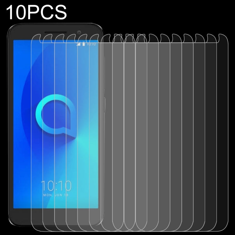 10 PCS 0.26mm 9H 2.5D Tempered Glass Film for Alcatel 1 5033