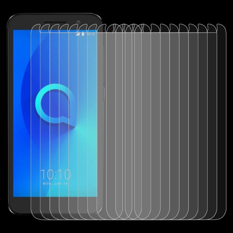 50 PCS 0.26mm 9H 2.5D Tempered Glass Film for Alcatel 1 5033