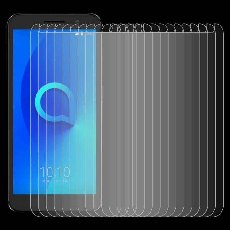 100 PCS 0.26mm 9H 2.5D Tempered Glass Film for Alcatel 1 5033