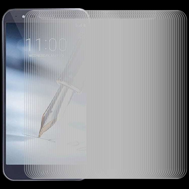 100 PCS 0.26mm 9H 2.5D Tempered Glass Film for LG Stylo 3 Plus