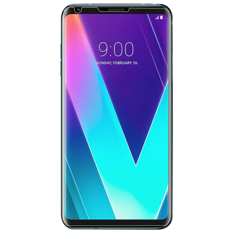 100 PCS 0.26mm 9H 2.5D Tempered Glass Film for LG V30S ThinQ