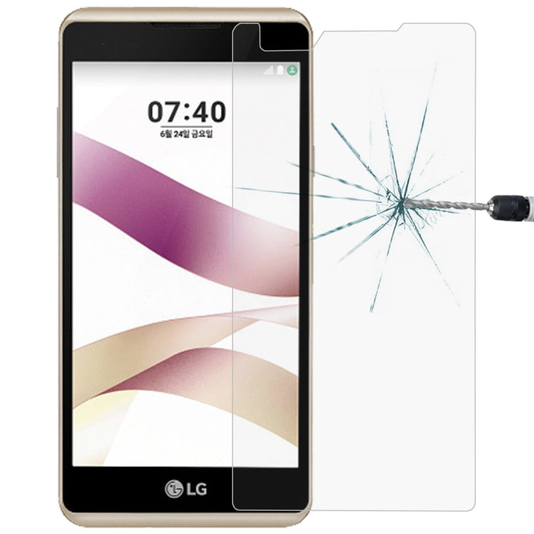 0.26mm 9H 2.5D Tempered Glass Film for LG X Skin